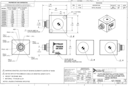 美国DT 7503D1 三轴可变电容加速度传感器