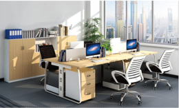 郑州办公桌销售职员工位桌带柜桌厂家*办公家具以旧换新