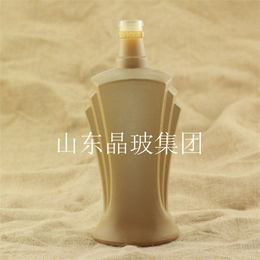 白酒瓶玻璃酒瓶500ml_山东晶玻_南通玻璃酒瓶