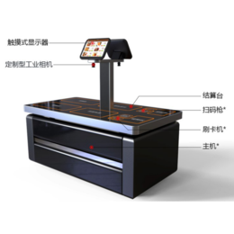 戈子科技2019无需加芯片自助结算单通道结算台