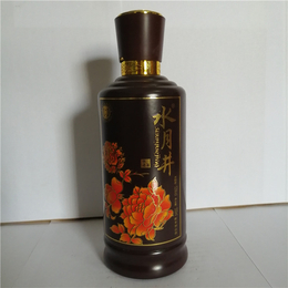 <em>玻璃瓶</em> 烤花<em>玻璃瓶</em>500ml