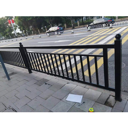 汕尾京式护栏安装 人行道甲型护栏 市政道路护栏