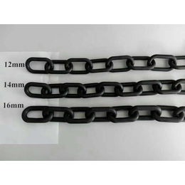 鲁兴生产表面包塑料的链条 包塑铁链 包橡胶的链条厂家