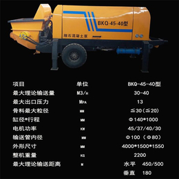 日照二手混凝土输送泵多少钱-宾龙机械输送泵型号
