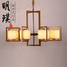 明璞现代简约新中式吊灯客厅灯具中国风新中式吊灯