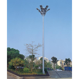 中山广场升降高杆灯-七度定制生产-广场升降高杆灯价格
