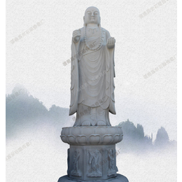  石头雕刻观音背面心经 石雕地藏王菩萨雕塑 韦陀菩萨石雕