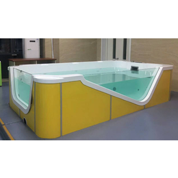 供应厂家*2019新款3.5米双面玻璃雅克力一体儿童游泳池