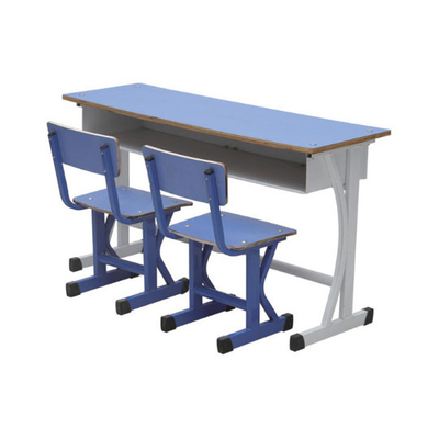 中小学单人K型单层固定课桌椅