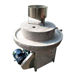 小型石磨磨浆机-潾钰奇机械-石磨磨浆机
