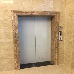 大连石塑电梯门套线安装效果图