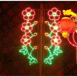  乡村街道灯杆装饰灯 国庆节彩灯笼 步行街隧道灯 圣诞节灯