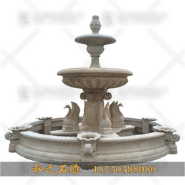 三层水钵su素材 本地石材白麻水钵 石雕喷泉设计图