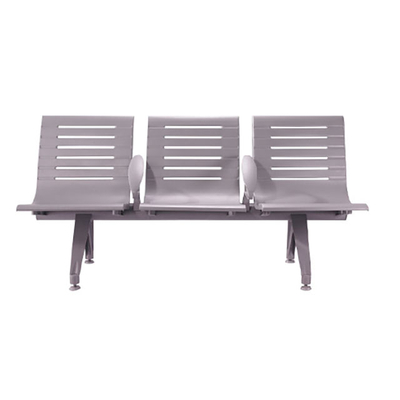 三人铝合金冷轧钢板连排椅