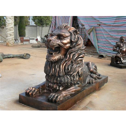 *铜狮子价格-河北鼎泰雕塑(图)-古代铜狮子价格