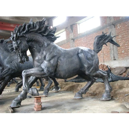 益阳铜马-天顺雕塑-广场铜马