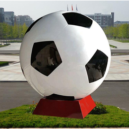 体育器材主题大型玻璃钢篮球足球雕塑运动标识*精致城市生活缩略图