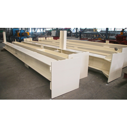 方形钢柱H型钢复合钢柱焊接喷漆加工出口-山东三维钢构