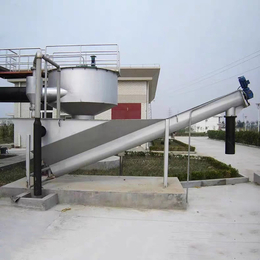 污水预处理设备无轴螺旋式砂水分离器捞沙机
