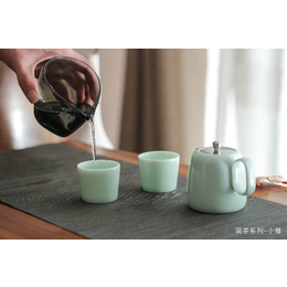 玉青瓷茶具定制-玉青瓷茶具-古婺窑火【用料考究】(查看)