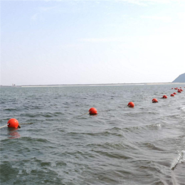 海边安全警戒线浮球300mm穿心浮球价格