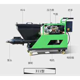 高压砂浆喷浆机 墙面喷涂设备