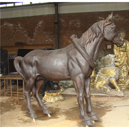 广场大型铜马雕塑加工-铜马雕塑-铜雕马制作厂家