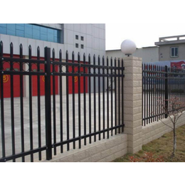 锌钢护栏厂(图)-庭院铁艺围墙护栏-济南铁艺围墙护栏