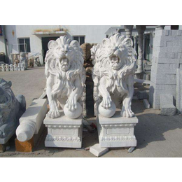 盛晟雕塑-花岗岩石雕狮子厂家-绥化石雕狮子厂家
