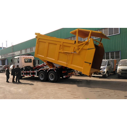 勾臂式自卸式移动垃圾箱式8吨10吨15吨污泥运输车