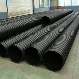 圣大管业钢带增强螺旋波纹管HDPE钢带管安徽安庆供应