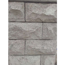 日照华方石材(图)-外墙蘑菇石粘贴工艺-外墙蘑菇石