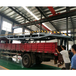 金力机械厂家*-10吨移动集装箱装卸平台订做
