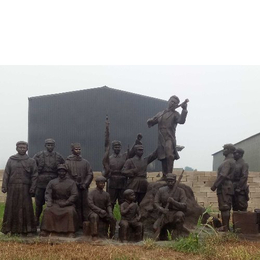 珠海城市雕塑-厂家*-城市雕塑铸铜历史人物