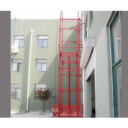 5米导轨式升降货梯多少钱-沧州5米导轨式升降货梯-荣世机械