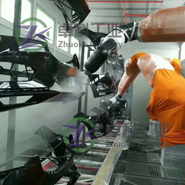 汽车保险杠机器人自动喷涂生产线 涂装设备方案