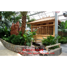 生态餐厅温室 休闲观光玻璃温室大棚 阳光智能生态园温室*