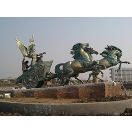 大型铜飞马雕塑摆件-宣城铜飞马雕塑摆件-世隆雕塑