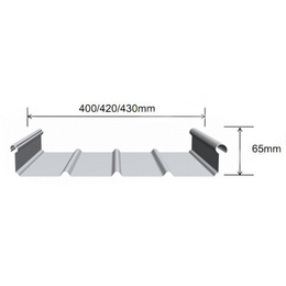九江厂家*0.9mm厚直立锁铝镁锰屋面板缩略图