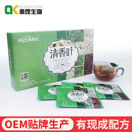 清香叶代用茶袋泡茶代加工可提供配方OEM贴牌定做
