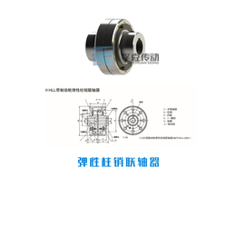 四川HL型弹性柱销联轴器报价-孚克传动****商家(图)