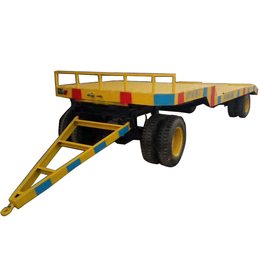 供应平板大小尺寸可定制货物物流运输装卸方便 牵引式拖挂车
