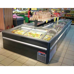 武汉哪里有卖超市冷冻柜 卧式岛柜水饺丸子冰柜