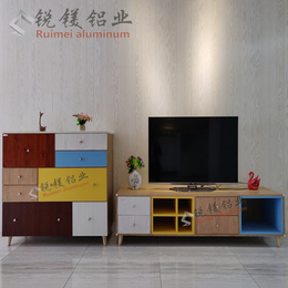 中式全铝沙发铝合金电视柜组合铝合金家具型材定制