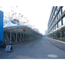 膜结构停车棚-安徽蓝博膜结构-膜结构停车棚景观蓬