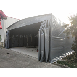 惠州博罗县推拉篷雨棚厂家 大型仓库挡雨棚价格便宜缩略图