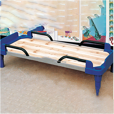 单人折叠塑木单层幼儿床