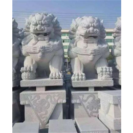 做旧石雕狮子价格-盛晟雕塑-新疆石雕狮子价格