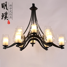 新中式吊灯简约现代客厅灯创意个性中国风大气家用灯具