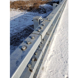 山东飞龙防撞护栏公司(查看)-滁州高速公路防撞钢板立柱
